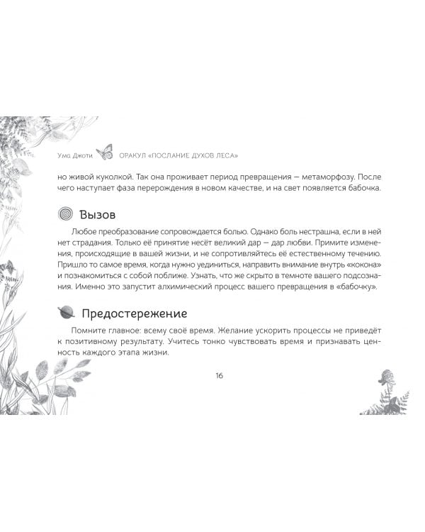 Оракул «Послание духов леса», брошюра