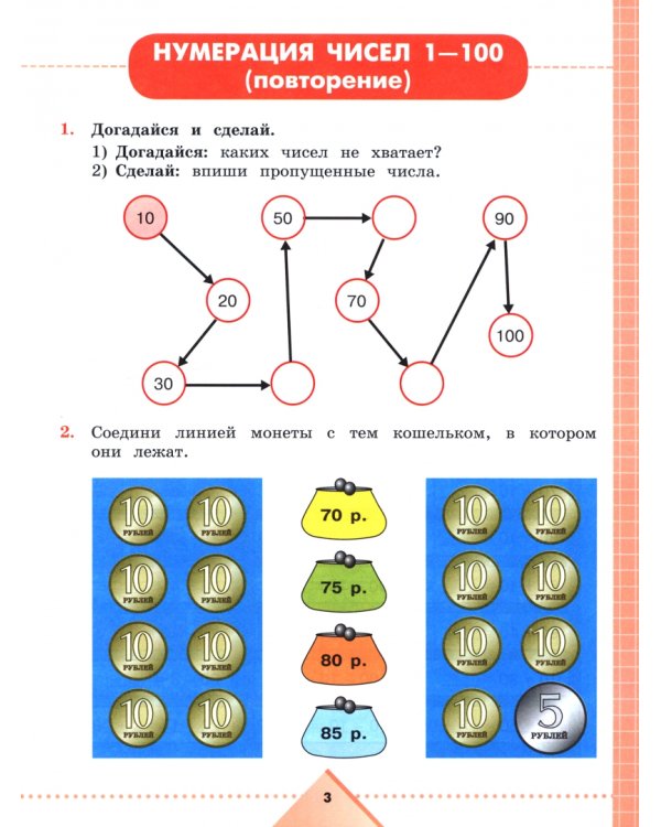 Математика. 4 класс. Рабочая тетрадь. Адаптированные программы. Часть 1