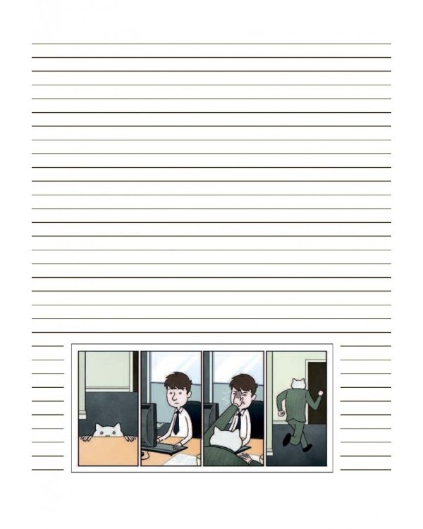 Бизнес-кот. Блокнот с комиксами