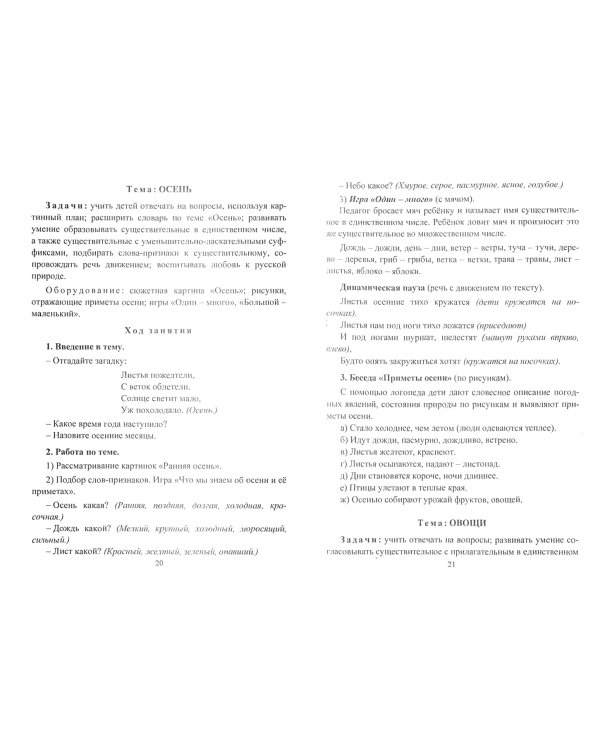 Формирование связной речи детей 4-5 лет. Планирование, конспекты занятий, лексический материал. ФГОС