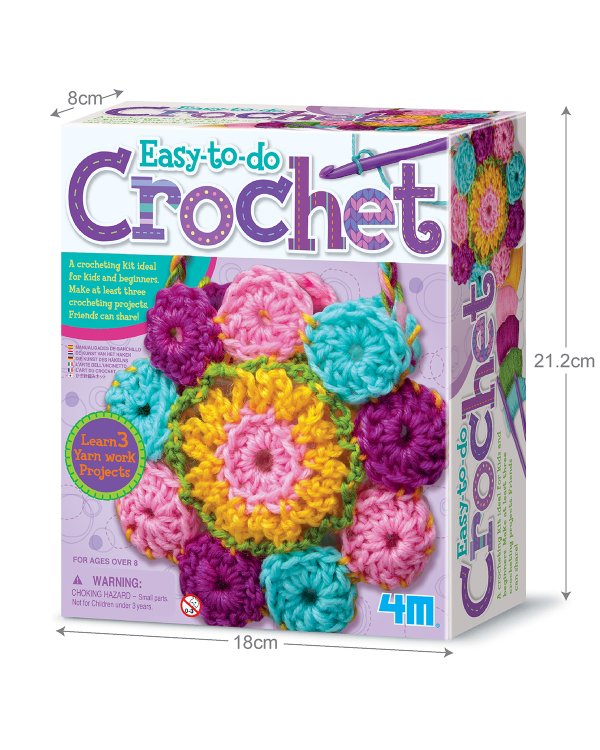 4M Набор для творчества Easy-To-Do Вязание крючком