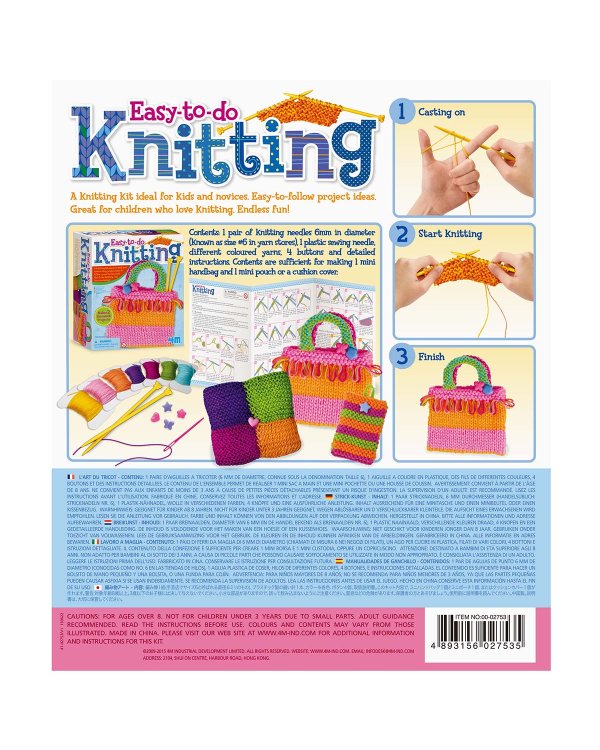 4M Набор для творчества Easy-To-Do Искусство вязания