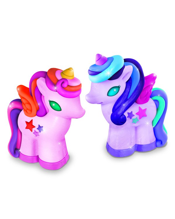 4M 3D Mould & Paint Набор для творчества Сделай из гипса блестящих единорогов