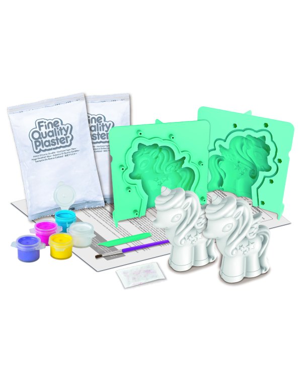 4M 3D Mould & Paint Набор для творчества Сделай из гипса блестящих единорогов