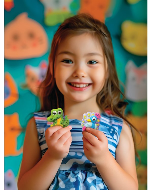 4M Mould & Paint Набор для творчества Сделай из гипса животных с глазами