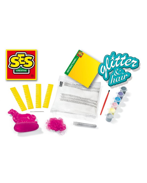 SES Набор для литья из гипса Лошадь с блестками