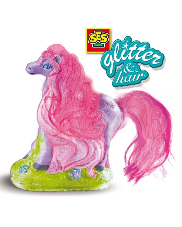 SES Набор для литья из гипса Лошадь с блестками