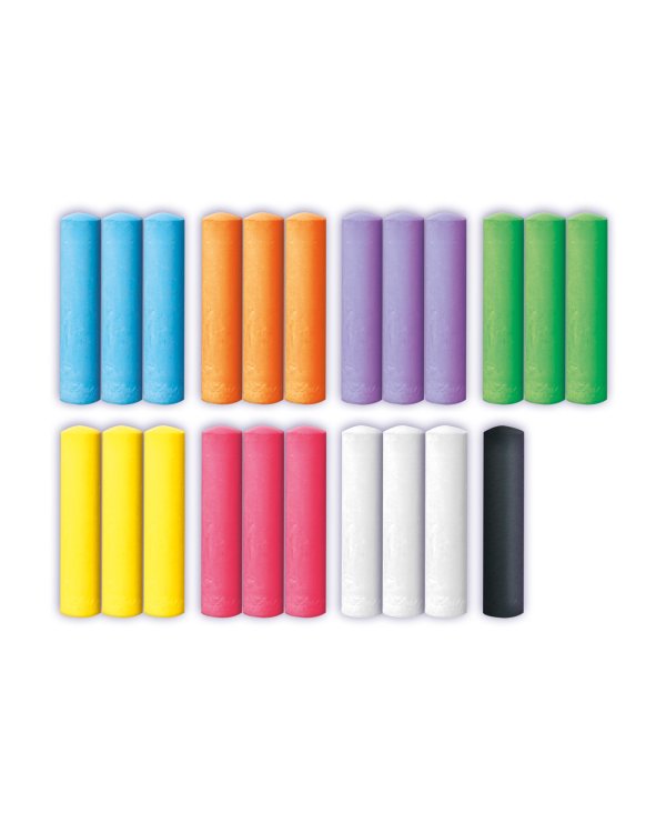 SES Большие мелки в ведёрке, 22 шт.