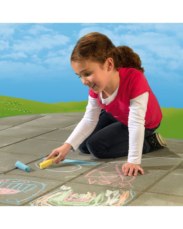 SES Большие мелки в ведёрке, 22 шт.