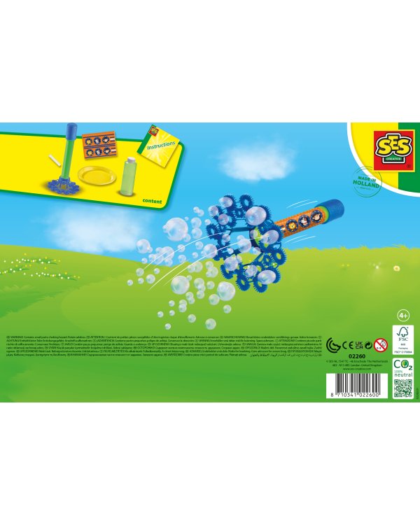 SES Ракета с мыльными пузырями