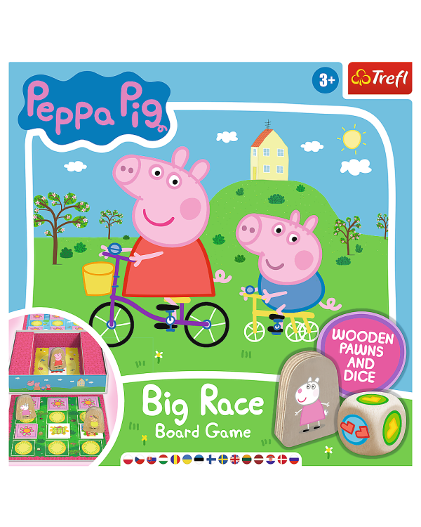 TREFL PEPPA PIG Свинка Пеппа Большая гонка настольная игра