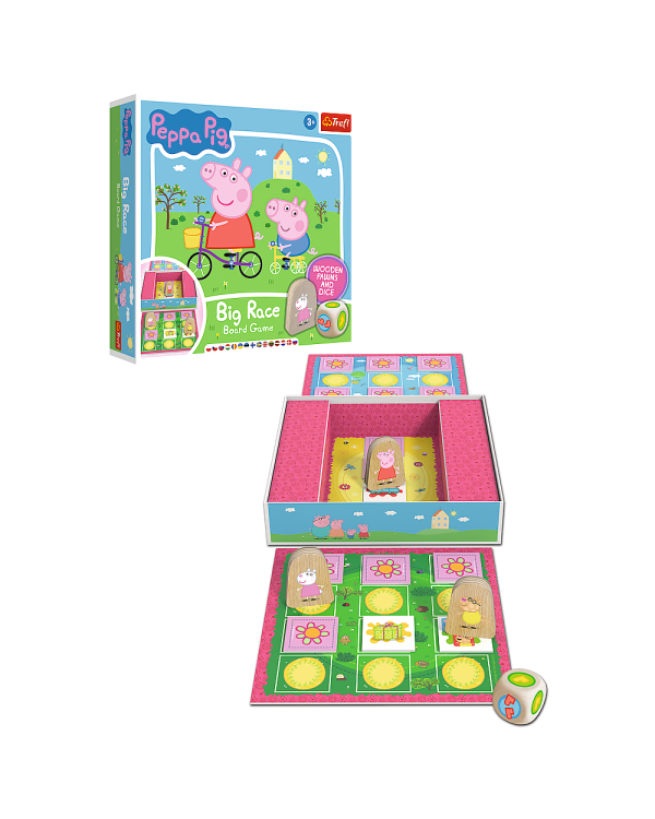 TREFL PEPPA PIG Свинка Пеппа Большая гонка настольная игра