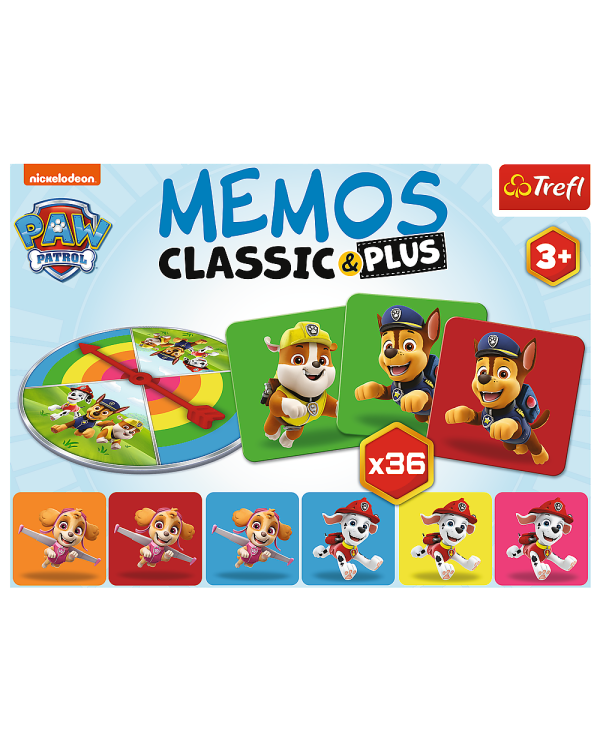 TREFL PAW PATROL Мемо Классик Плюс Щенячний патруль