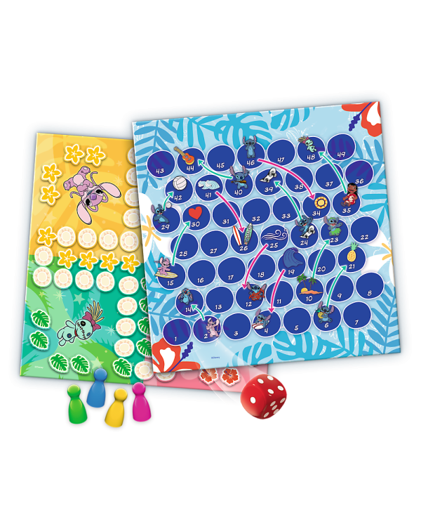 TREFL DISNEY STITCH Настольная игра 2 в 1, Лило и Стич