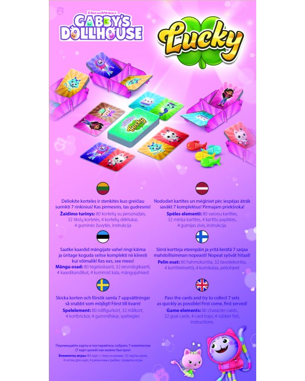 TREFL GABBY´S DOLLHOUSE Lucky настольная игра