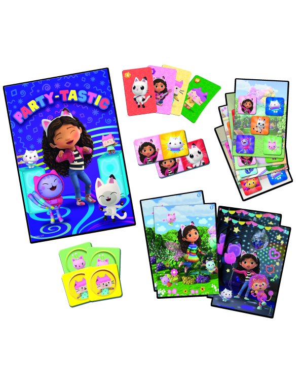 TREFL GABBY´S DOLLHOUSE 8in1 Mix&Play набор настольных игр Кукольный домик Габби