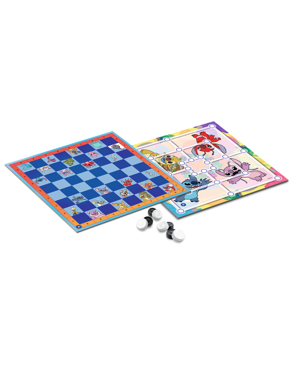 TREFL DISNEY STITCH Настольная игра Шашки & Мельница