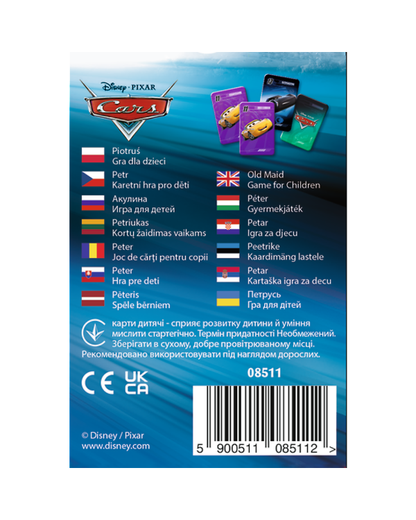 TREFL CARS Карточная игра Тачки