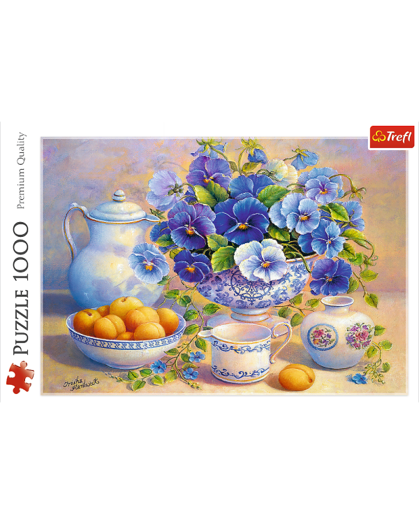 TREFL Пазл Синие цветы 1000 шт.