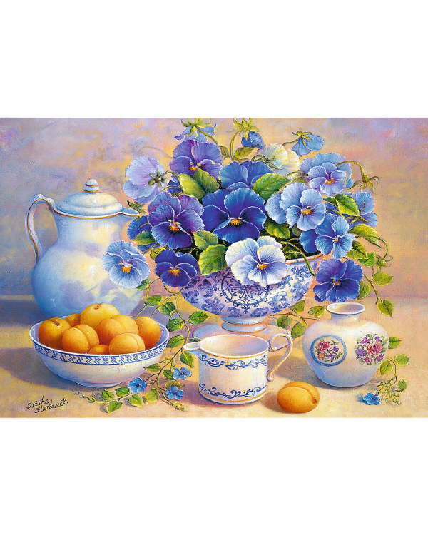 TREFL Пазл Синие цветы 1000 шт.