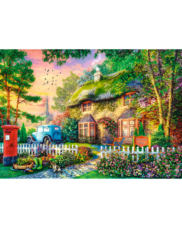 TREFL Premium Plus Пазл Коттедж Stoney Lane, 1000 шт.