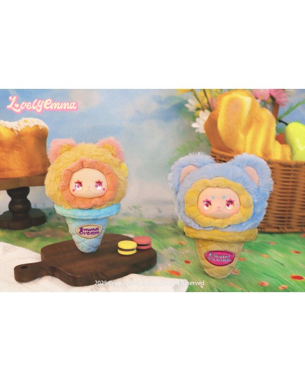 LOVELY EMMA Мягкий брелок-сюрприз - Scoop Ice Cream Series