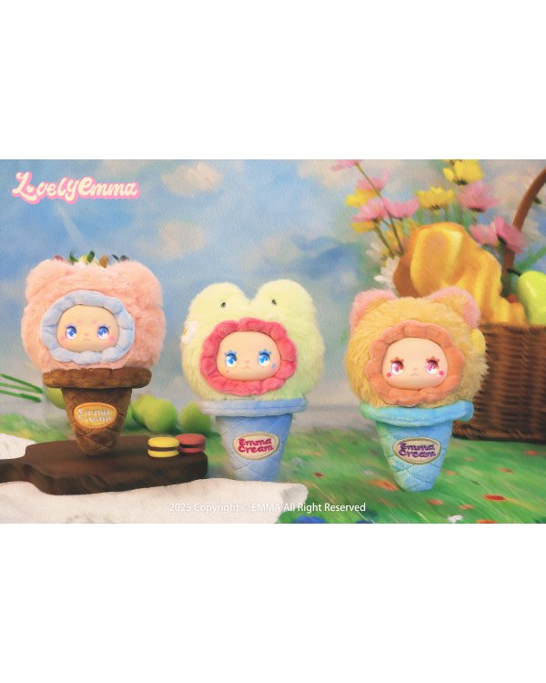 LOVELY EMMA Мягкий брелок-сюрприз - Scoop Ice Cream Series