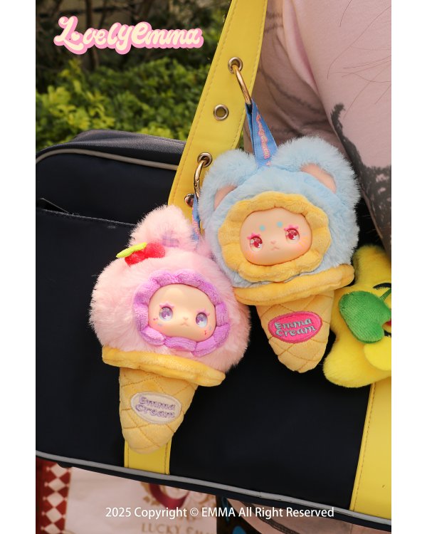 LOVELY EMMA Мягкий брелок-сюрприз - Scoop Ice Cream Series