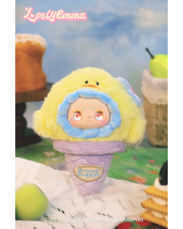 LOVELY EMMA Мягкий брелок-сюрприз - Scoop Ice Cream Series