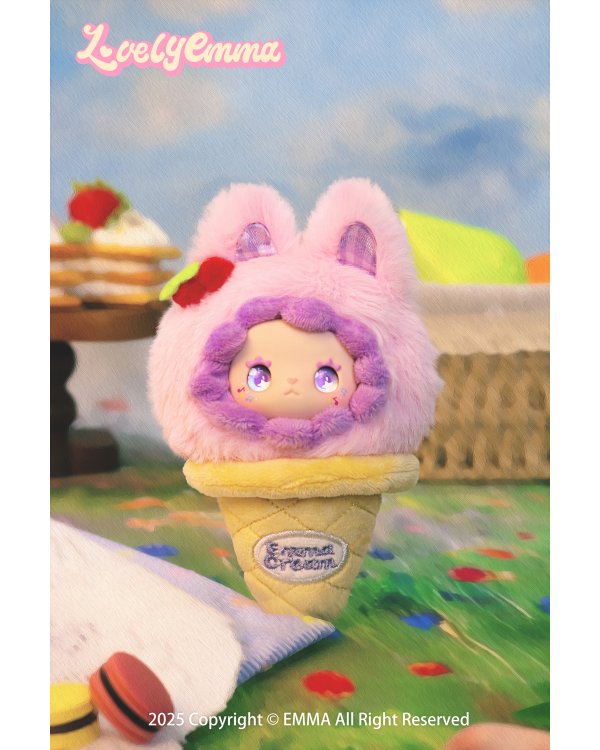 LOVELY EMMA Мягкий брелок-сюрприз - Scoop Ice Cream Series