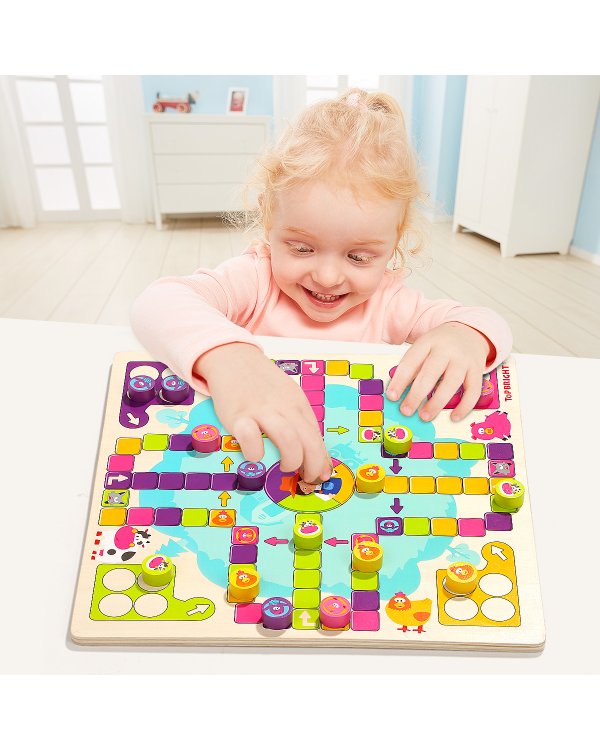 TOPBRIGHT Деревянная настольная игра "Счастливая ферма"