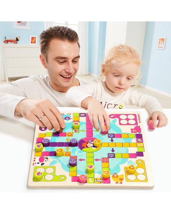 TOPBRIGHT Деревянная настольная игра "Счастливая ферма"