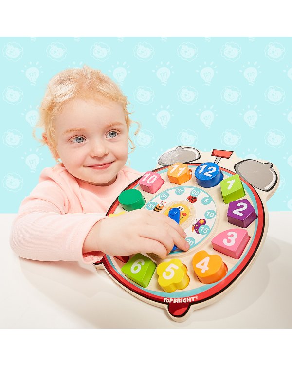 TOPBRIGHT Деревянный пазл Часы