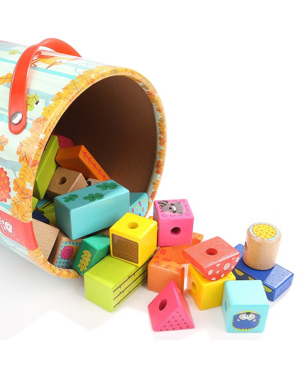 TOPBRIGHT Строительные блоки "Лесные животные", 38 штук