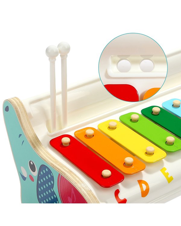 TOPBRIGHT Слонёнок с нотами - ксилофон