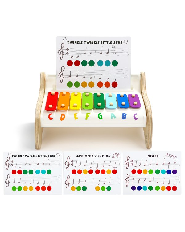 TOPBRIGHT Слонёнок с нотами - ксилофон