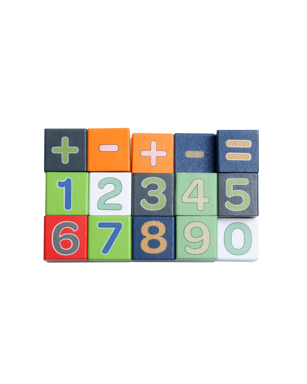 bo. Деревянные кубики "Цифры и животные"