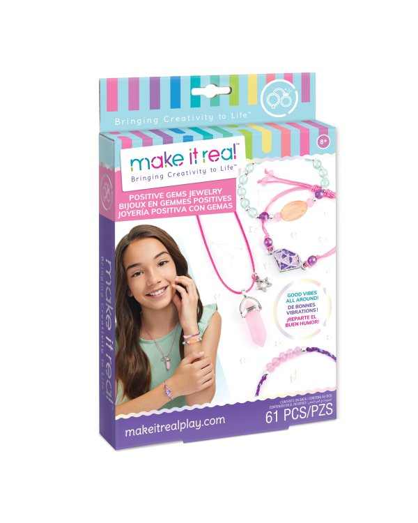 MAKE IT REAL Набор для созждания браслетов "Драгоценные камни"