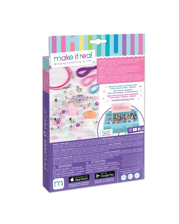 MAKE IT REAL Набор для созждания браслетов "Драгоценные камни"