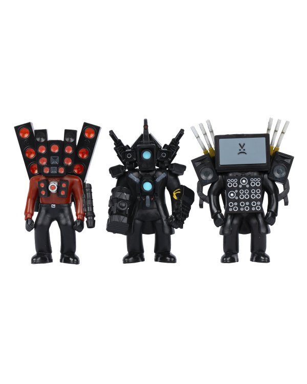 SKIBIDI TOILET Набор фигурок Titan, 3 шт