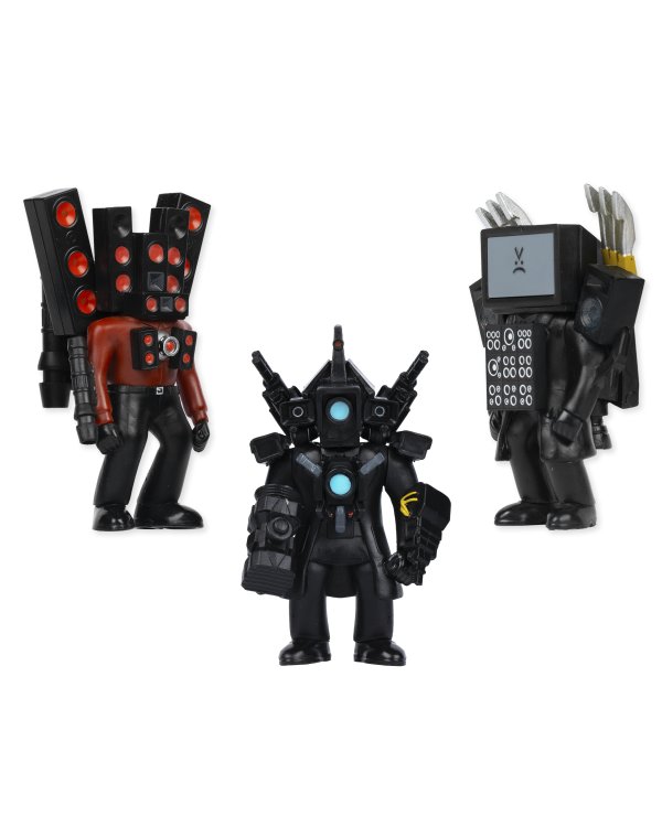 SKIBIDI TOILET Набор фигурок Titan, 3 шт