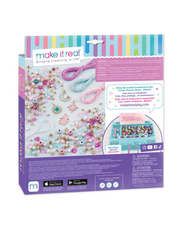 MAKE IT REAL DYI комлпект для создания браслетов "Небесные камни"
