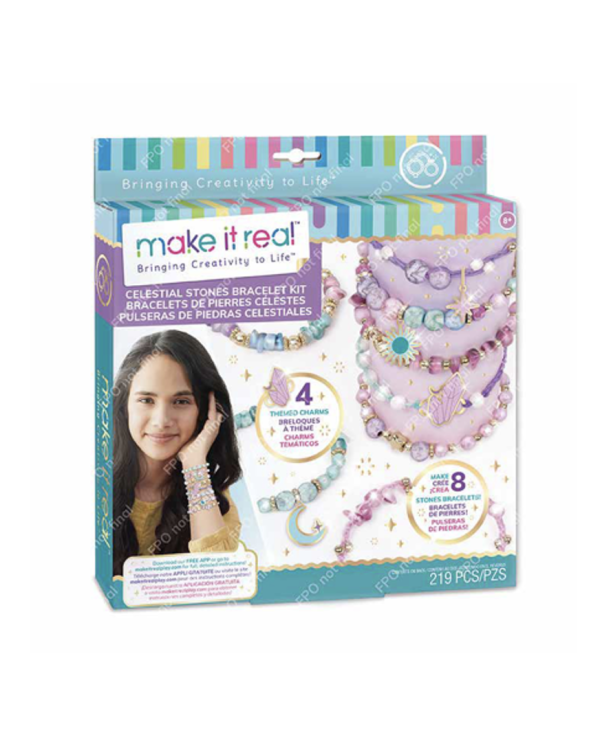 MAKE IT REAL DYI комлпект для создания браслетов "Небесные камни"