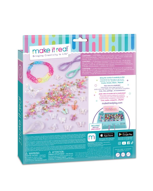 MAKE IT REAL Набор для изготовления украшений с бабочками