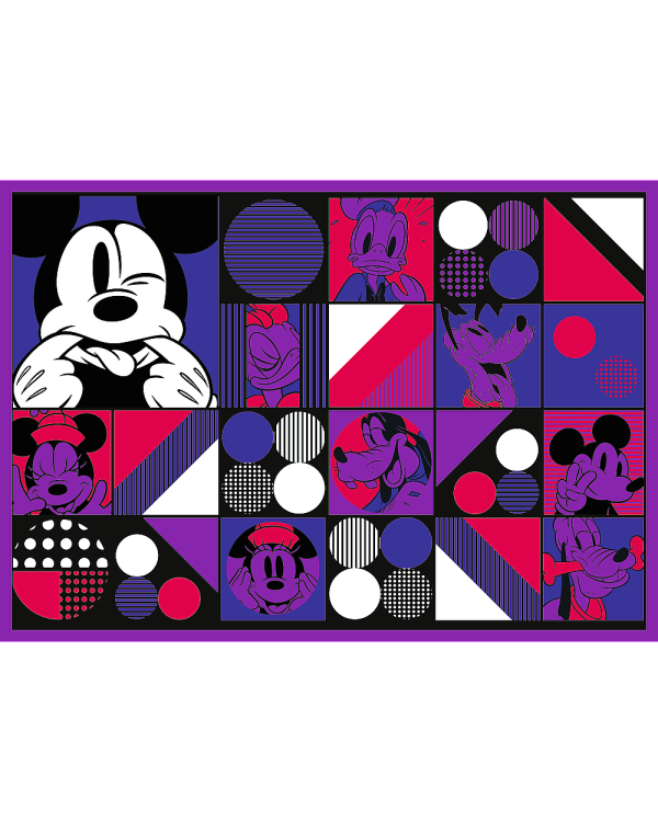 TREFL DISNEY MICKEY MOUSE Комплект пазлов, 4x250 шт.