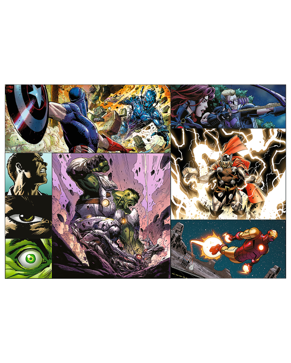 TREFL AVENGERS Комплект пазлов, 4x250 шт.