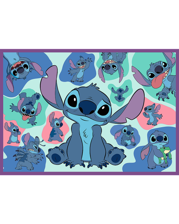 TREFL DISNEY STITCH Комплект пазлов, 4x250 шт.