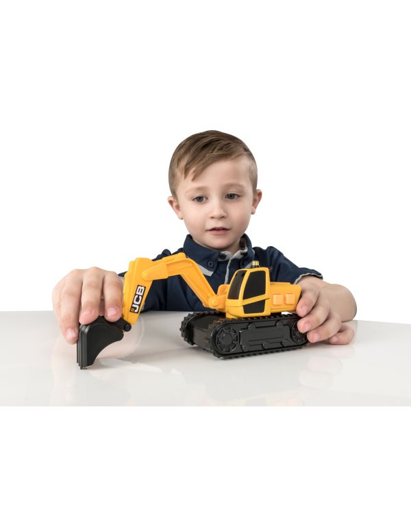 JCB Экскаватор со световыми и звуковыми эффектами, маленький