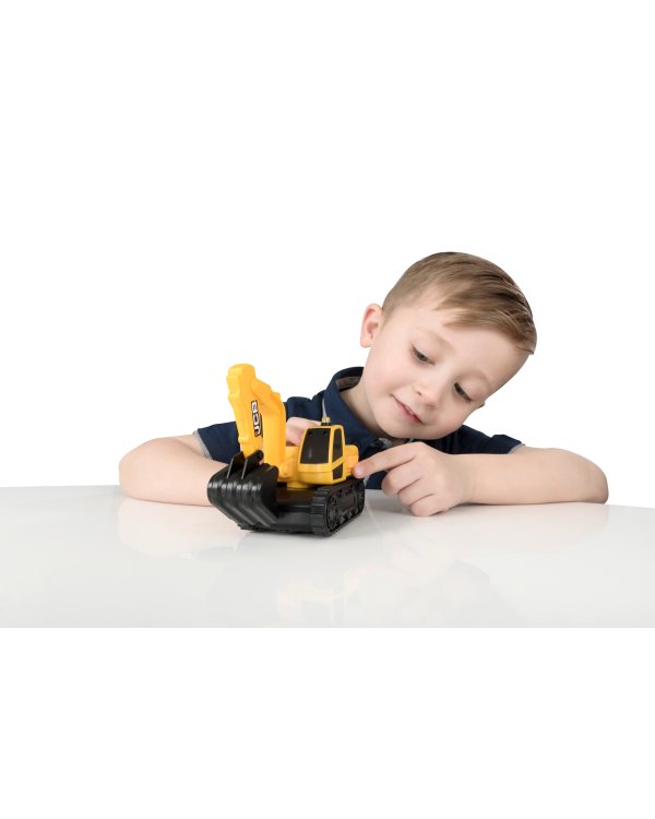 JCB Экскаватор со световыми и звуковыми эффектами, маленький