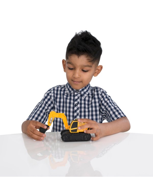 JCB Экскаватор со световыми и звуковыми эффектами, маленький